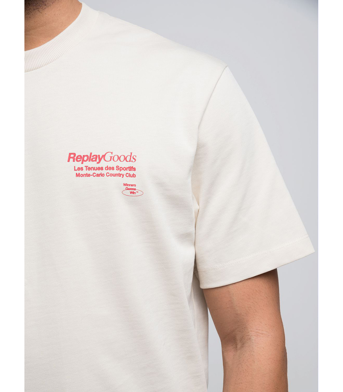 モンテカルロカントリークラブコレクションクルーネックTシャツ 詳細画像 アイボリー 6